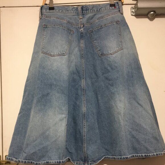 BROCANTE FLARE DENIM SKIRTS SIZE 2 - Picture 3 of 7